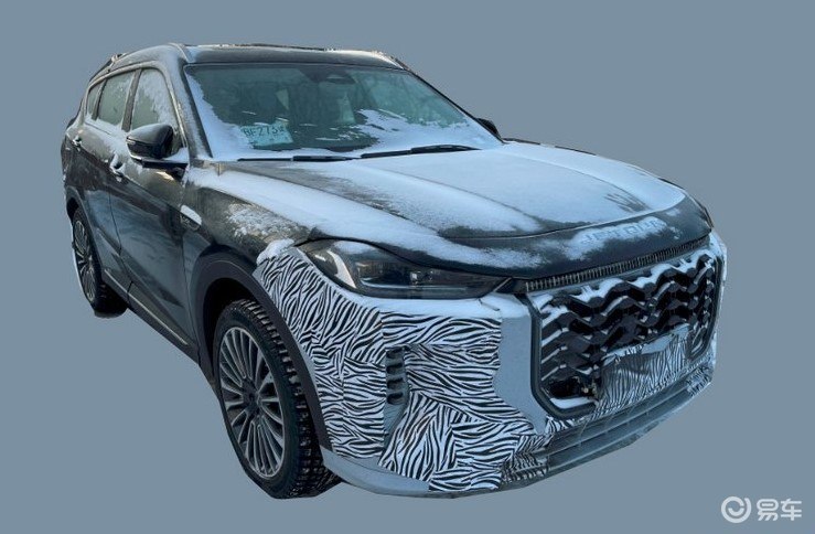 定位中型SUV 捷途山海L7测试谍照曝光 搭载插混系统